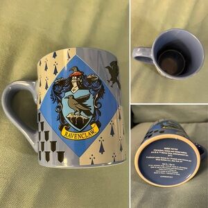 Ravenclaw House Crest Ceramic Mug Blue Hogwarts Wizarding World Harry Potter